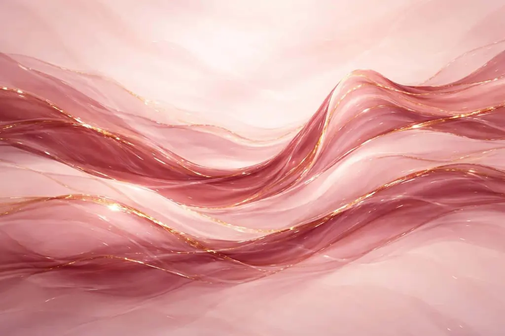 abstract-marble waves digital-painting pink