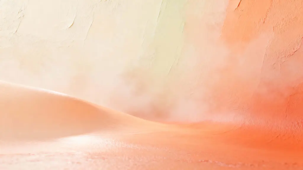 Color Field in Soft Peach-Coral