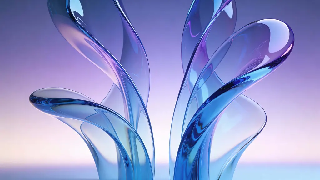 Fluid Glass Curves Conveying Motion and Energy