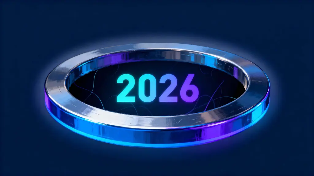 Glowing Floating Hole Minimal Futuristic Calm