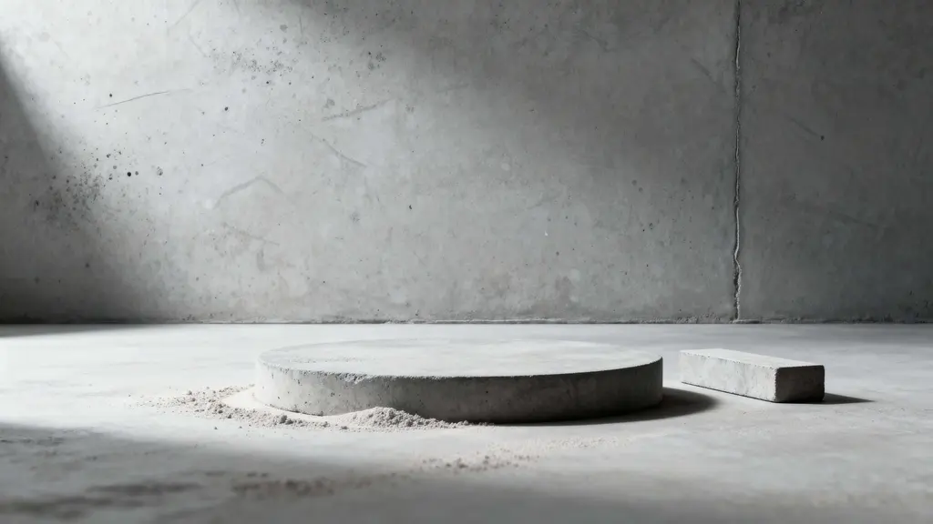 Grey Cement Backdrop Mockup Scene