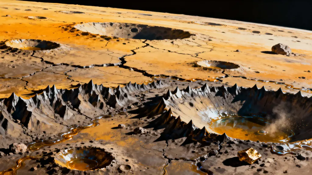 Mercury chaotic terrain close-up study