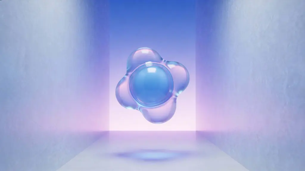 Organic Jelly Blob Floating in Space