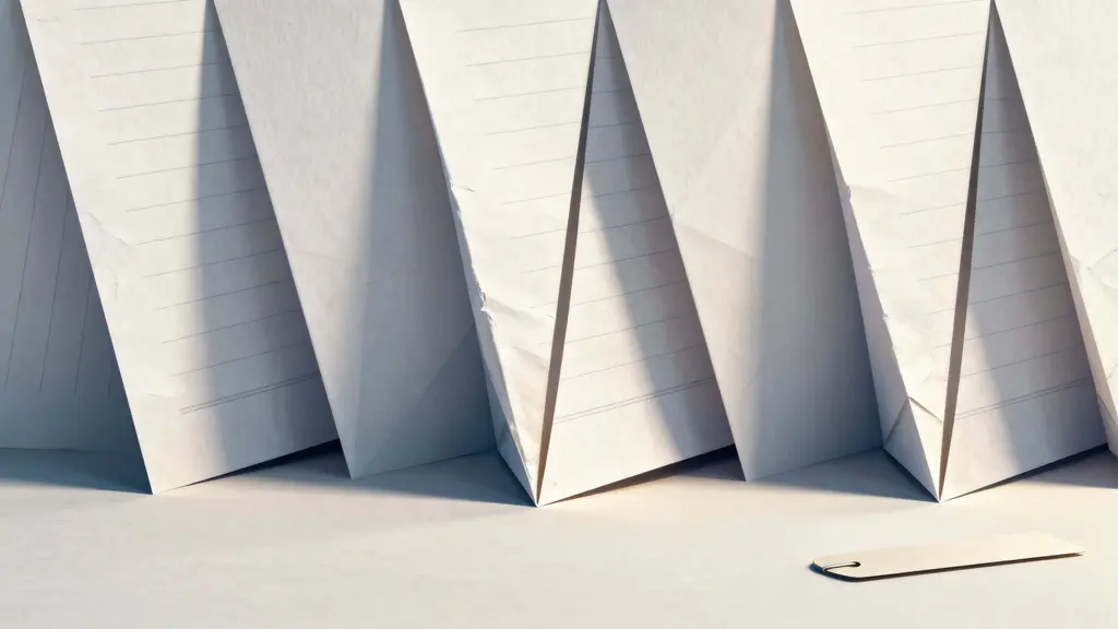 Paper-fold pattern for minimal 16:9 background