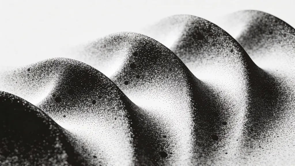 Stippled Dot Wave Abstract Background