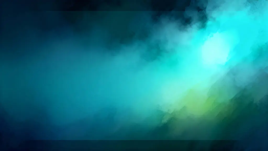 Teal-turquoise translucent mist gradient