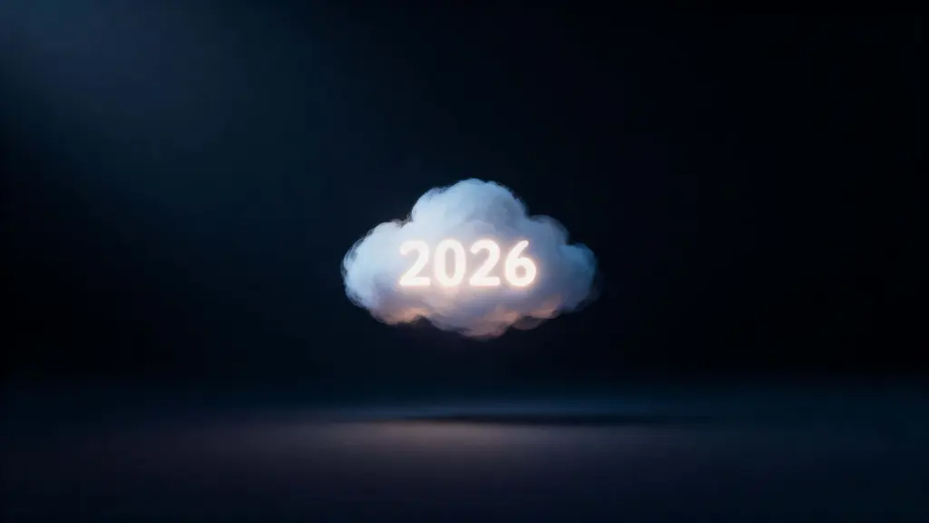 Tiny Glowing Cloud Morphing into 2026