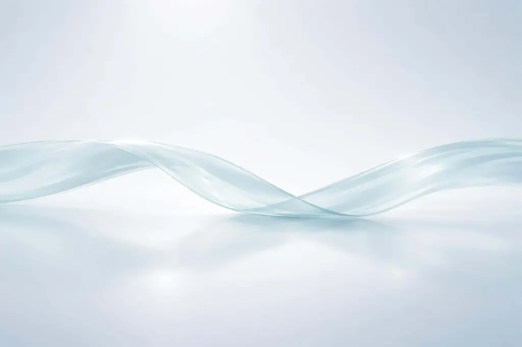 Translucent ribbon 3D render study