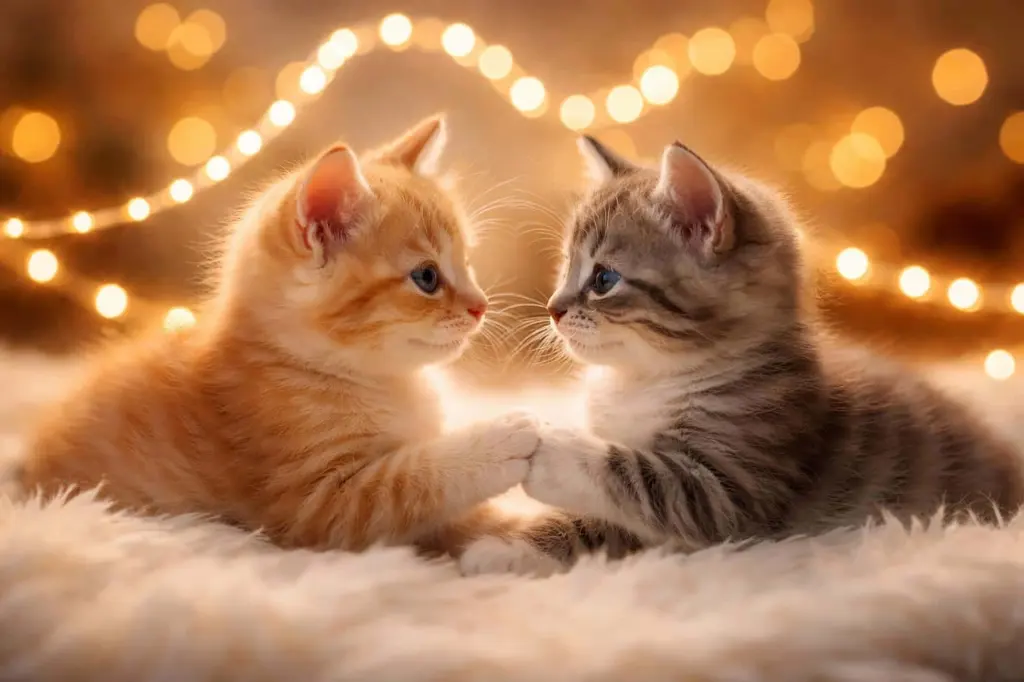 Two Kittens pet-photography portrait