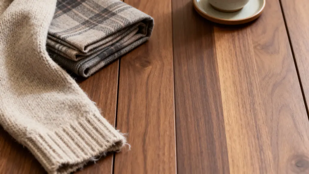 Wood and Wool Texture Lifestyle Study
