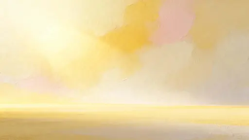 Abstract butter-yellow radial glow field