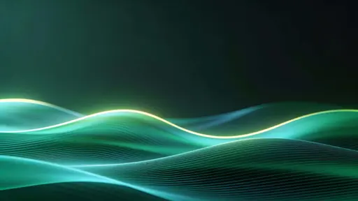 Abstract Digital Horizon with Layered Waves