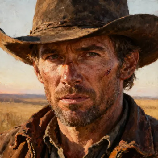 Artistic Cowboy Portrait