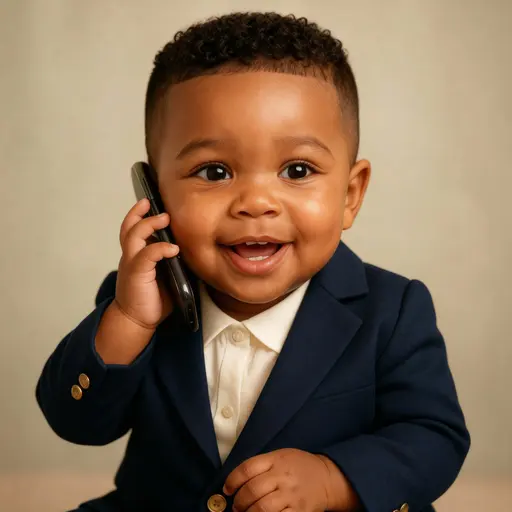 Baby portrait converted to baby boy