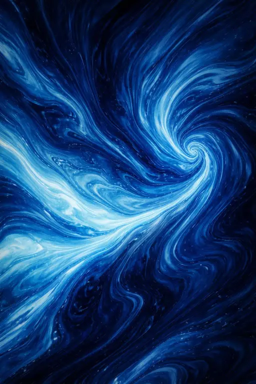 Blue-marble fluid pattern full-bleed