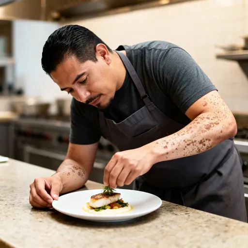 Diego Alvarez chef half-body portrait