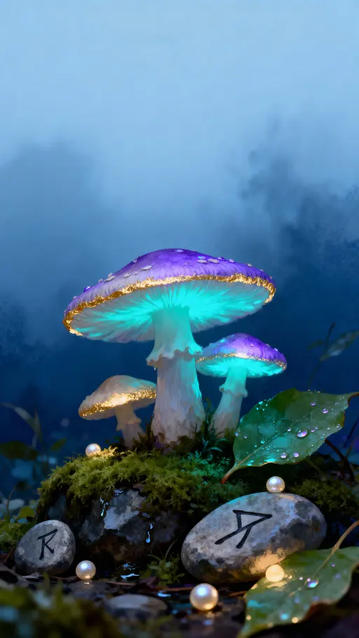 Fairy Circle Biolight Vertical Nightscape