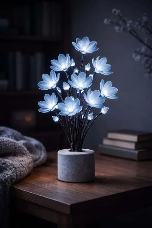 flower-lamp product-photography still-life