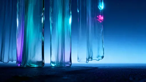 Glass-sheets serene vertical gradient background