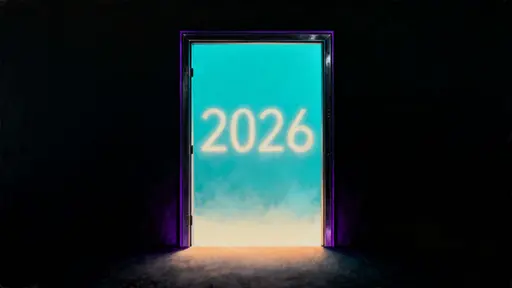 Glowing Doorway in Void, ethereal