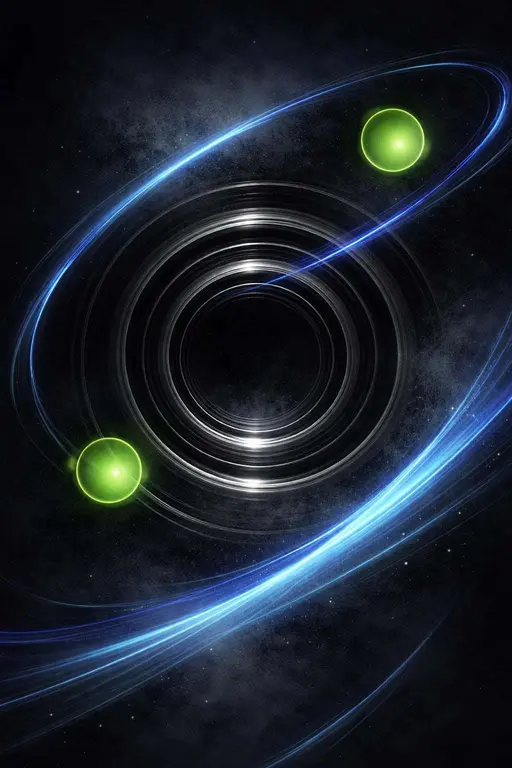 Gravitron Echoes abstract digital-painting