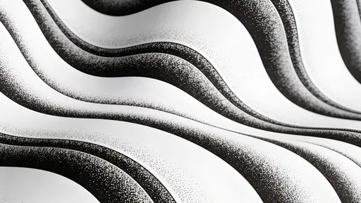 Halftone wave-band seamless repeat pattern