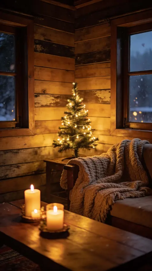 Homestay Interior in Darjeeling on Christmas Night