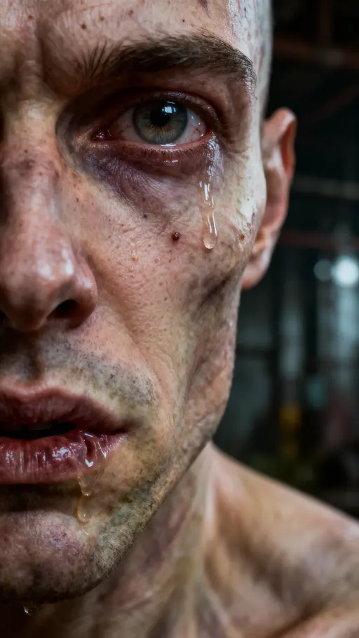 Hyperreal Terrifying Alien Portrait