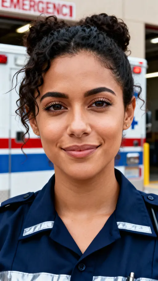 Isabella, Puerto Rican EMT steady headshot
