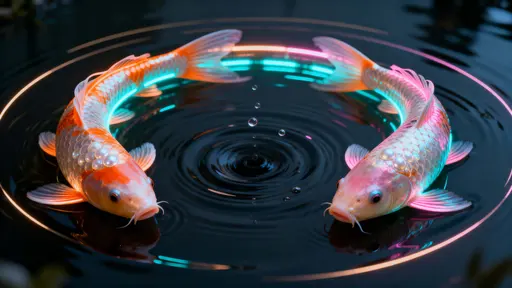 koi ring choreographed vortex