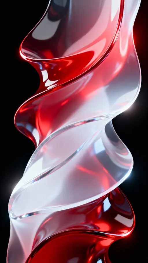 Liquid Glass Futurescape — Vertical