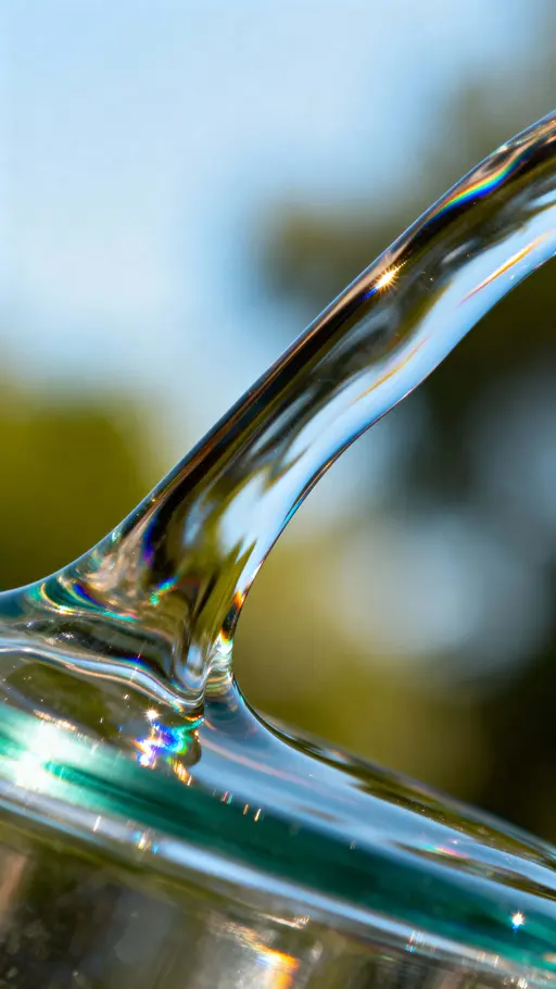 Liquid Glass Minimalist Vertical Wallpaper