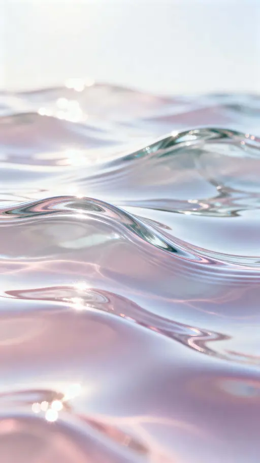 Liquid Glass Waves in Vertical Frame