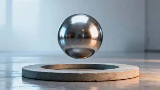 Metallic Sphere Floating Center Frame