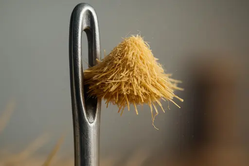 needle threading a haystack