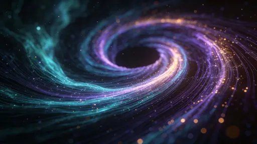 Particle Spiral Helix in Cosmic Space