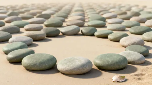 Pebble Pattern with Layered Depth