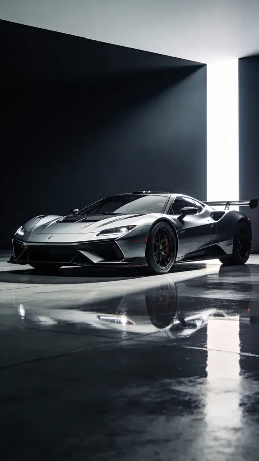 Race Car Studio Portrait with Beam