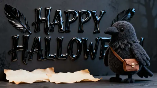 Raised Lacquer 'Happy Halloween' Display