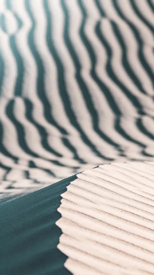 Sand Ripples Close-Up Texture Study