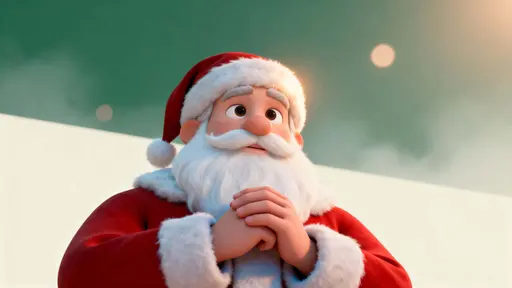 Santa portrait for cards and backgrounds