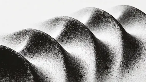 Stippled Dot Wave Abstract Background