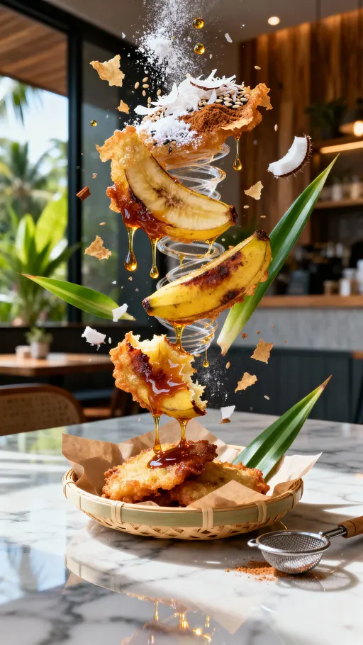 Suspended Pisang Goreng Poster