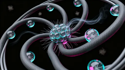 Techno-organic vine central bloom study