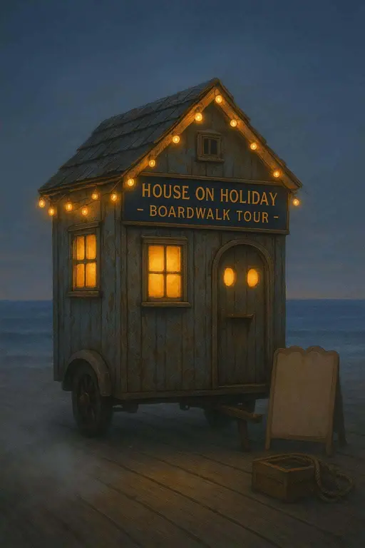 Tiny Haunted House-on-Wheels Boardwalk Tour
