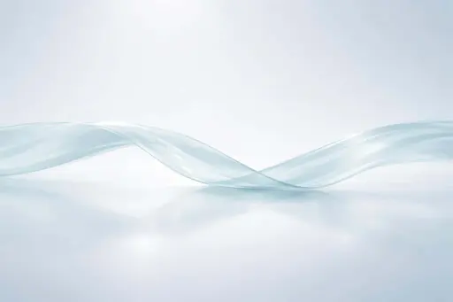 Translucent ribbon 3D render study