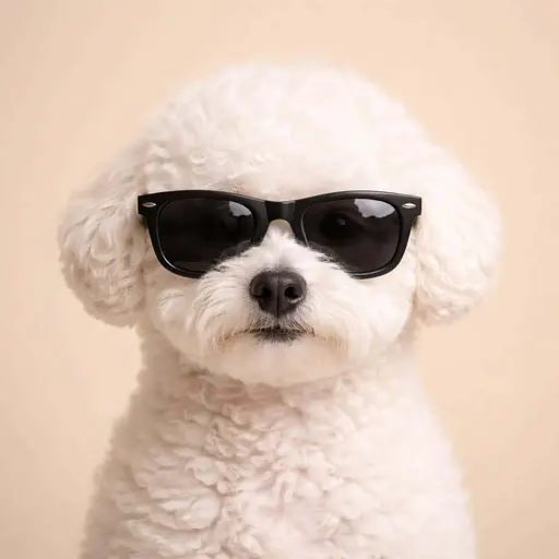 white dog portrait pet-photography